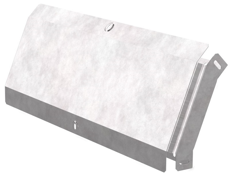 Угол для лотка вертикальный внешний с крышкой Промрукав Стандарт 45град. 600х50 фото Угол для лотка вертикальный внешний с крышкой Промрукав Стандарт 45град. 600х50 картинка